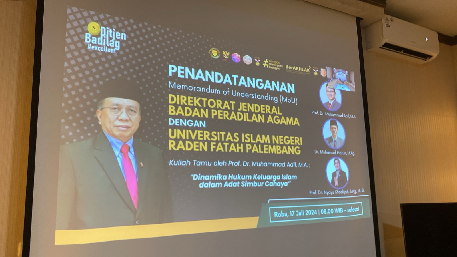 Foto 1 MoU UIN Raden Patah