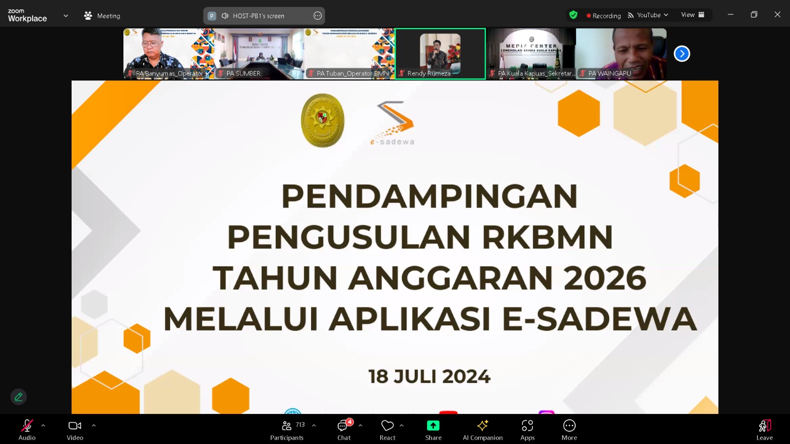 Foto 1 Pendampingan RKBMN