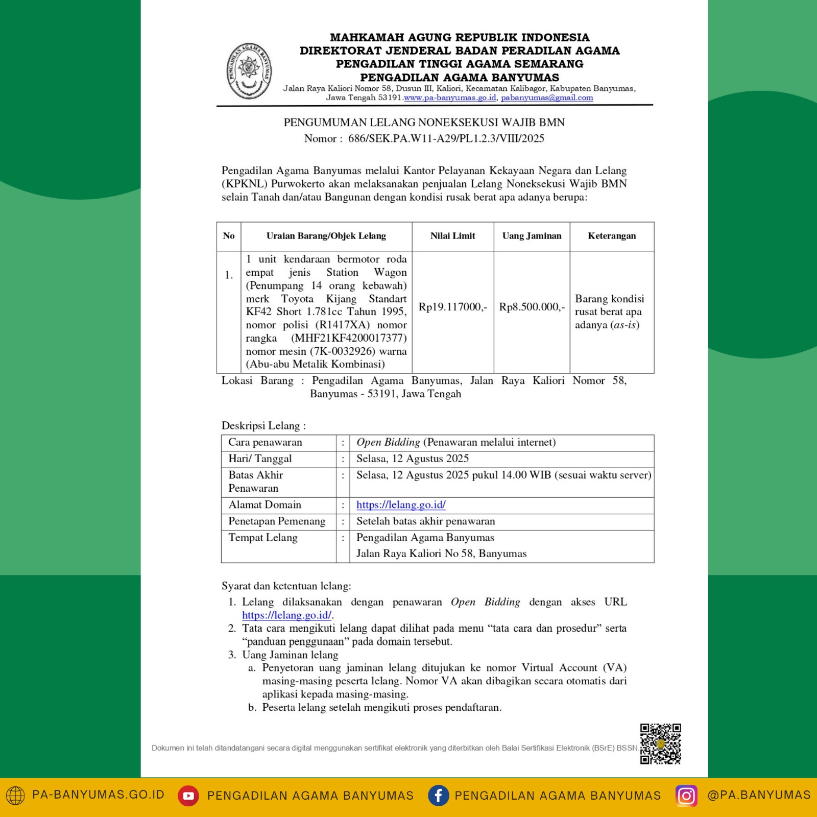 Lelang Mobil 2 05082025