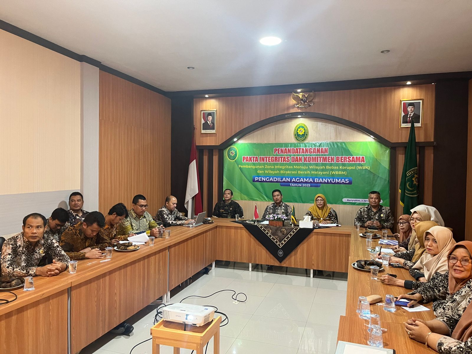 refleksi dan penandatanganan