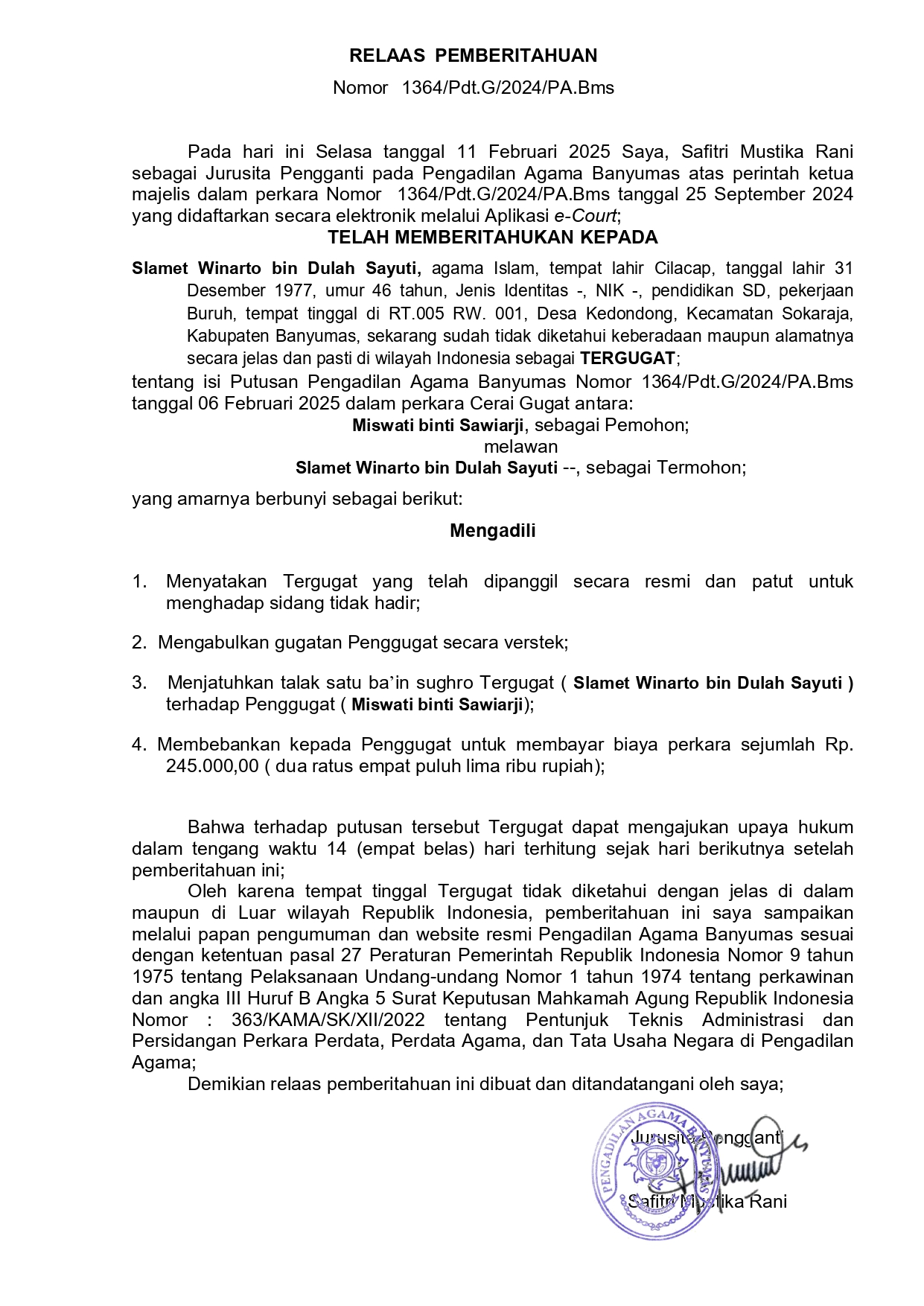 1364Pdt.G2024 page 0001