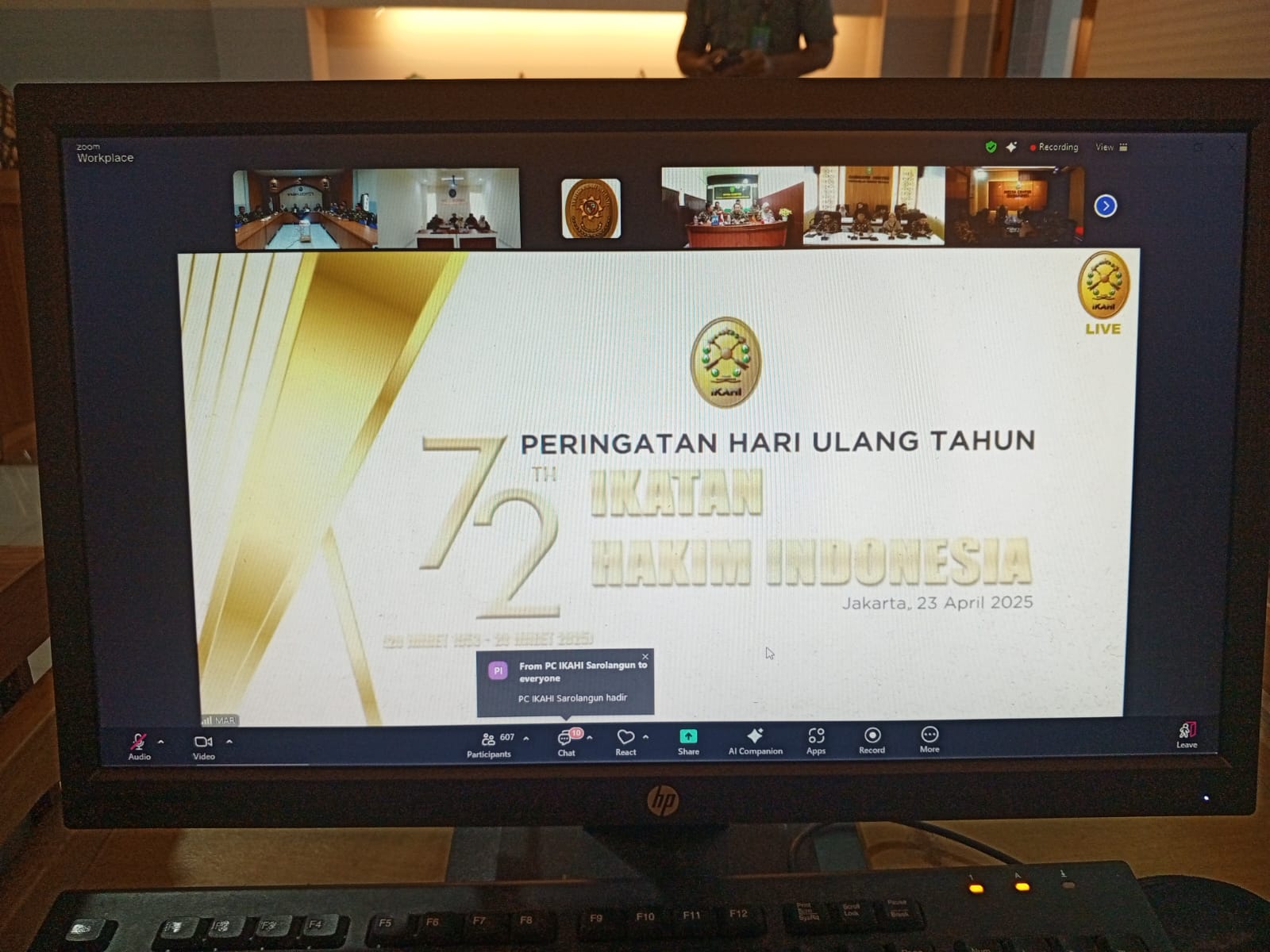 Puncak HUT IKAHI 72 1